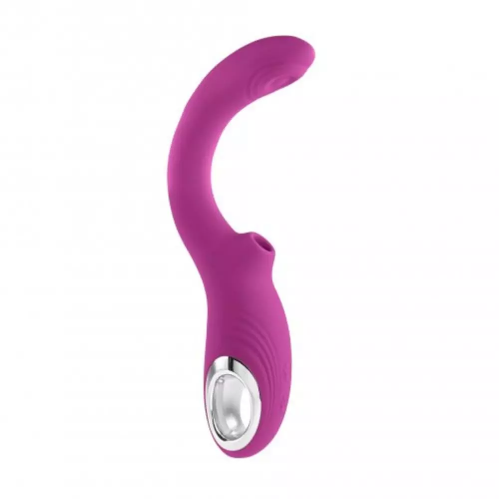 Evolved Strike A Pose Tapping & Suction Poseable Vibe In Fuchsia